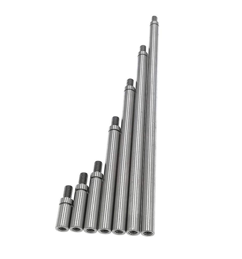 suxing Dial Digital Indicator Extension Stem Set 4.5mm Diameter 10 15 20 40 60 80 100mm Long Extend Rod (4-48 UNF Thread) - Image 2